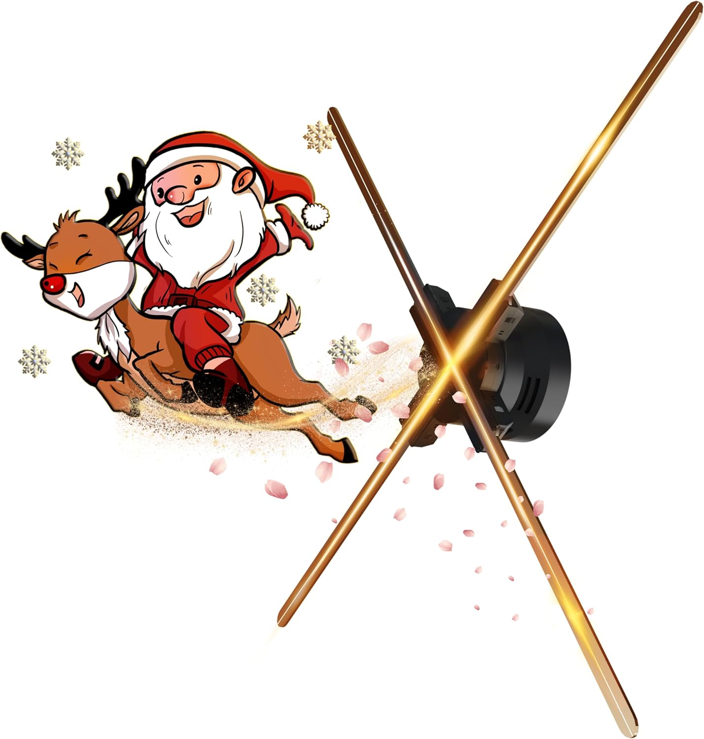 Peak Living Holographic Fan Display™