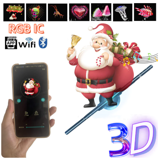 Peak Living Holographic Fan Display™